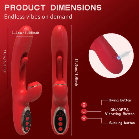 Clit Sucker Flapper Vibrator